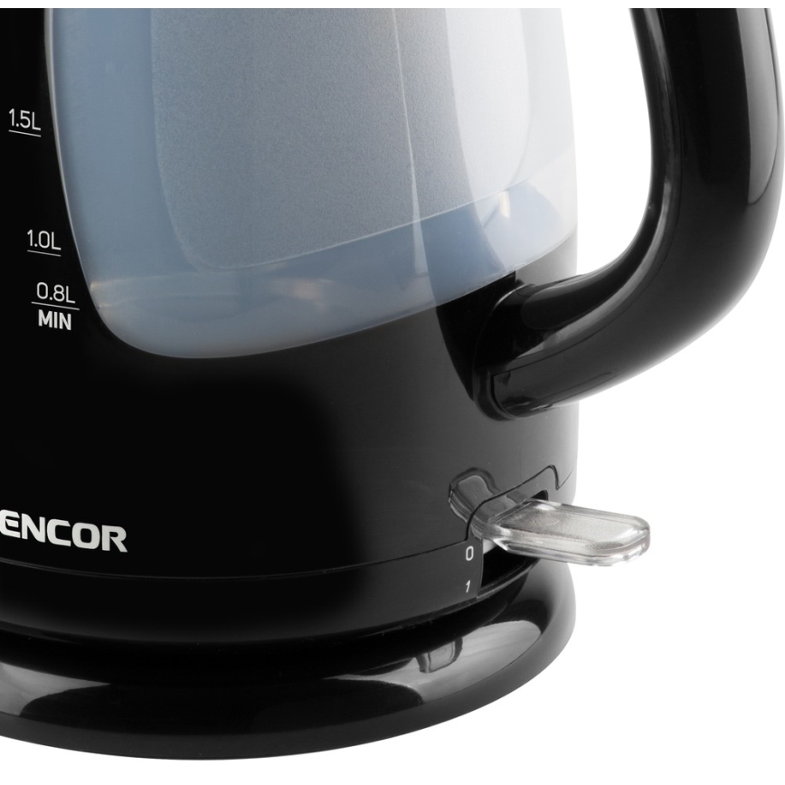 Sencor - Електрочайник 2,5 л 2200W/230V чорний