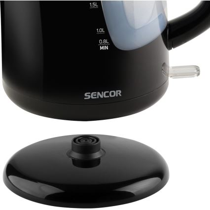 Sencor - Електрочайник 2,5 л 2200W/230V чорний