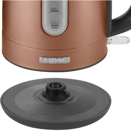 Sencor - Електричний чайник 1,2 л 2150 Вт/230 В мідний