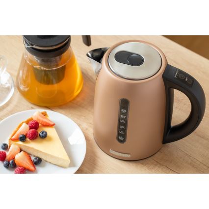 Sencor - Электрочайник с терморегуляцией 1,7 л 2150W/230V коричневый