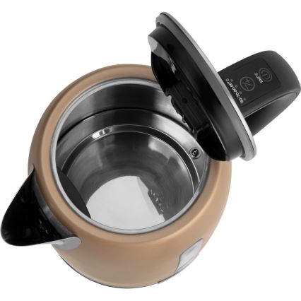 Sencor - Электрочайник с терморегуляцией 1,7 л 2150W/230V коричневый