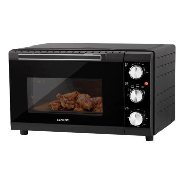 Sencor - Электропечь 20 л 1650W/230V черный