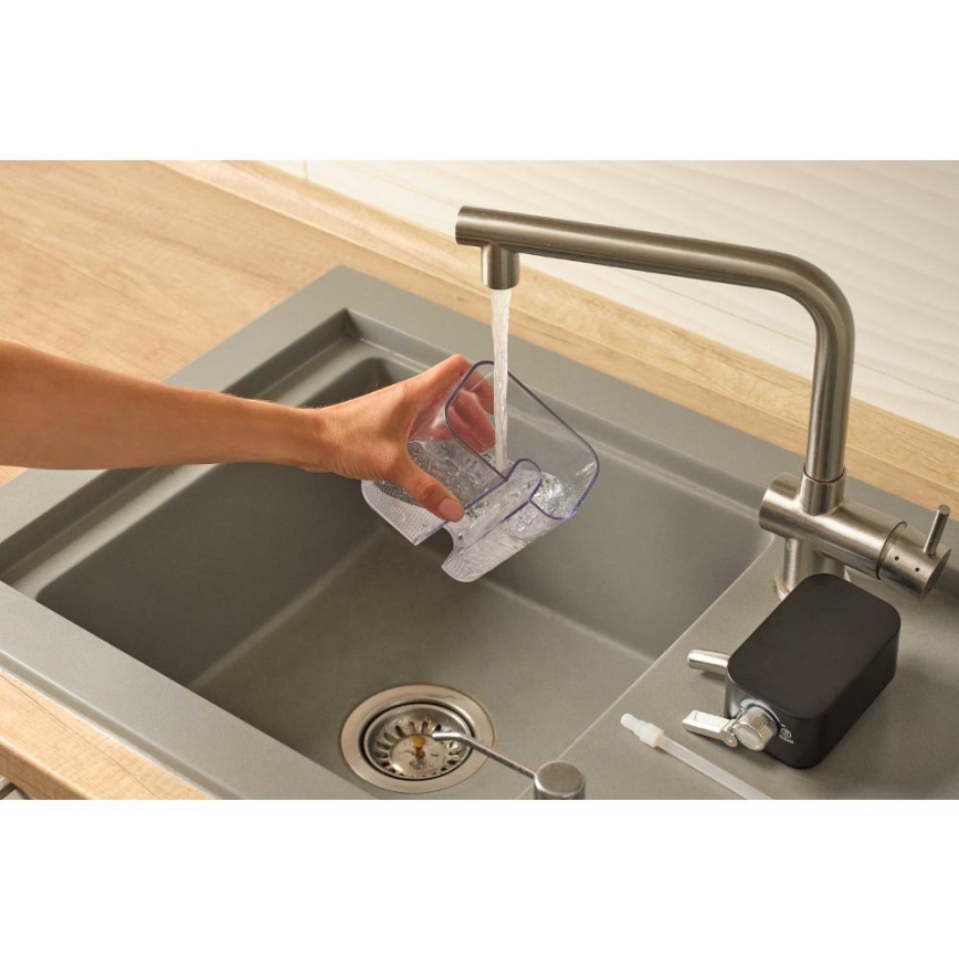 Sencor - еспресо-кавоварка з портафільтром 1350 Вт/230 В чорна/матовий хром