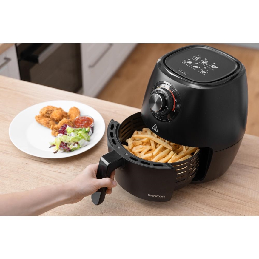 Sencor - Фритюрница 3,5 л 1300W/230V черный