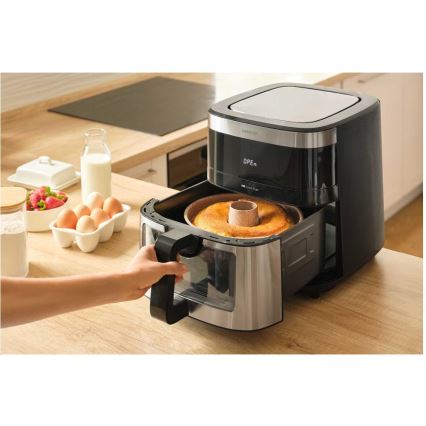 Sencor - Аерофритюрниця 9 л 1700 Вт/230 В чорна/матовий хром