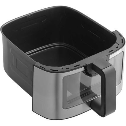Sencor - Аерофритюрниця 9 л 1700 Вт/230 В чорна/матовий хром