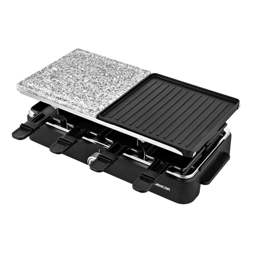 Sencor - Гриль-раклетниця з аксесуарами 1400W/230V