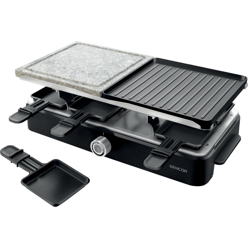 Sencor - Гриль-раклетниця з аксесуарами 1400W/230V