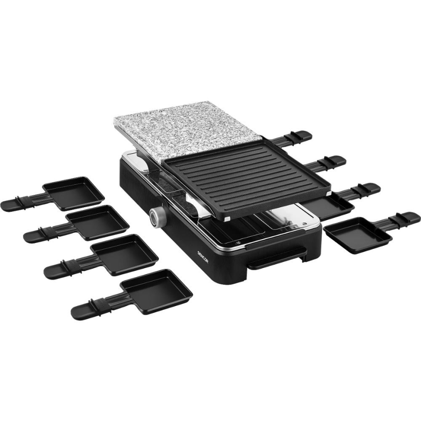 Sencor - Гриль-раклетниця з аксесуарами 1400W/230V