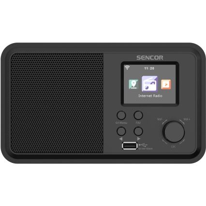 Sencor - Интернет-радио 4W/5V Wi-Fi + дистанционное управление