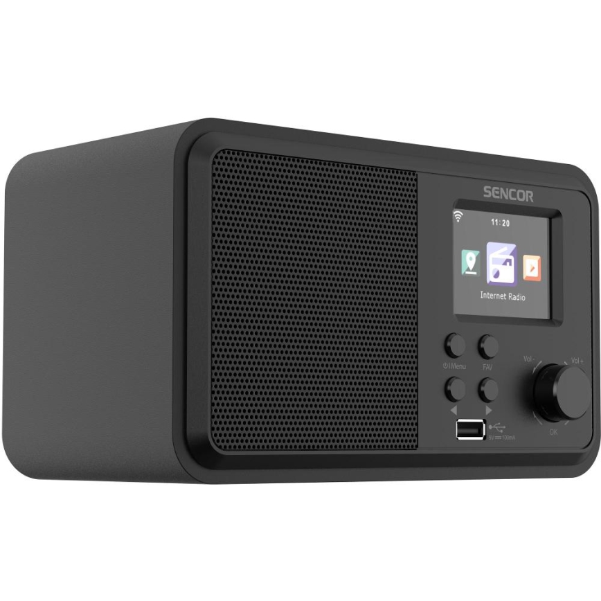 Sencor - Интернет-радио 4W/5V Wi-Fi + дистанционное управление
