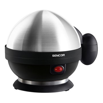 Sencor - Яйцеварка 320-380W/230V черный/матовый хром
