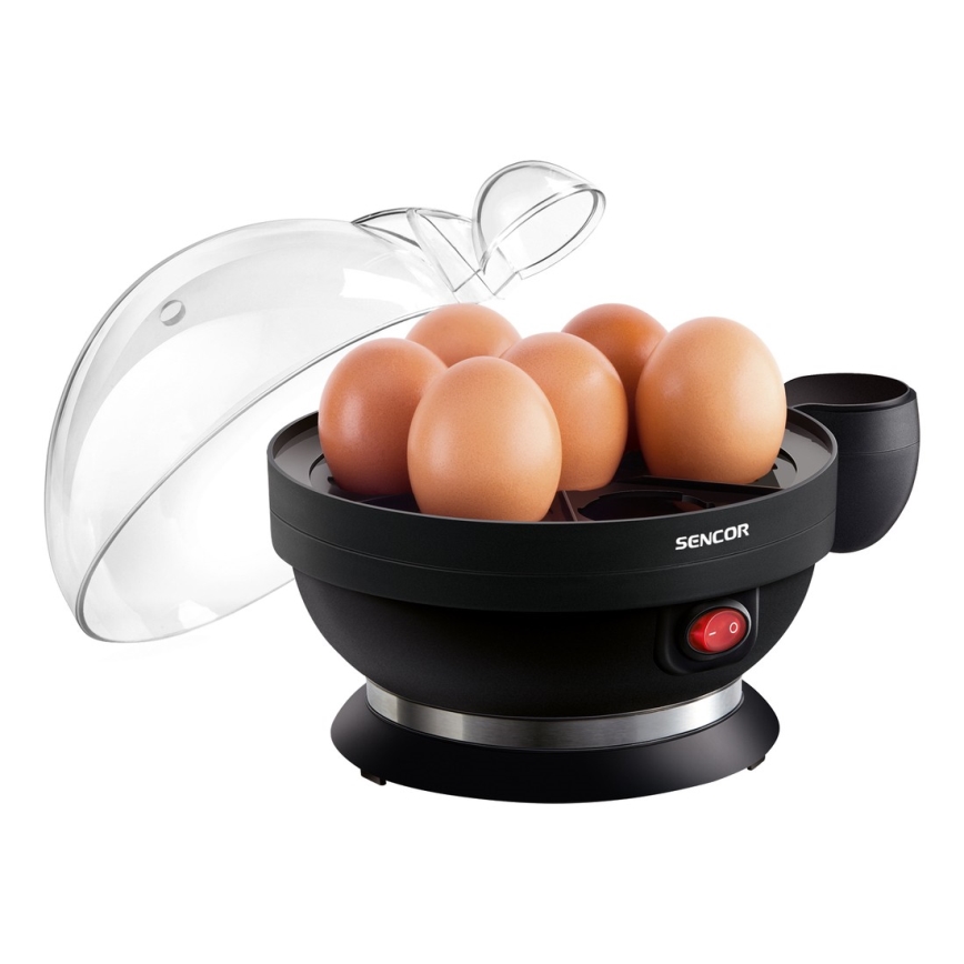 Sencor - Яйцеварка 320-380W/230V чорний