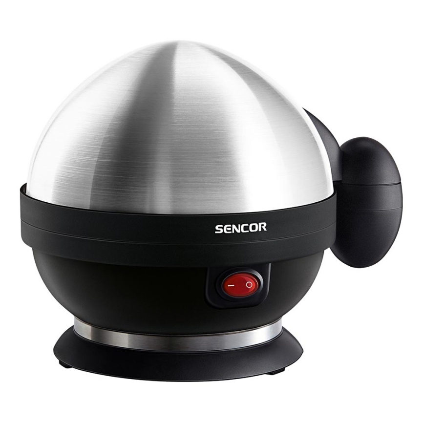 Sencor - Яйцеварка 320-380W/230V чорний/матовий хром