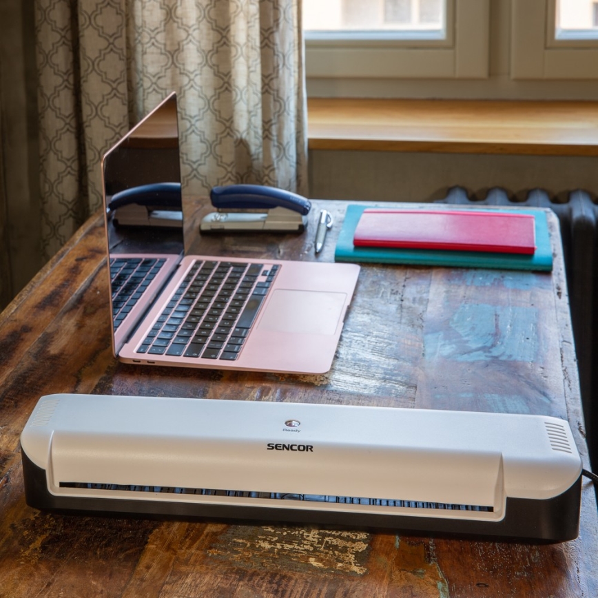 Sencor - Ламінатор A3 160W/230V білий/чорний