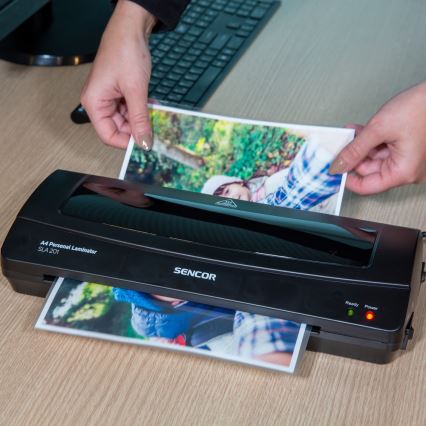 Sencor - Ламинатор A4 280W/230V черный