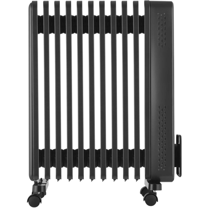 Sencor - Масляний обігрівач з 11 ребер 1000/1200/2400 Вт/230 В Wi-Fi чорний