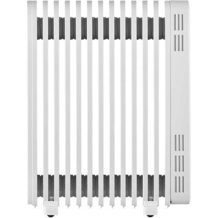 Sencor - Масляный радиатор с 13 секциями 1000/2500W/230V белый + пульт дистанционного управления