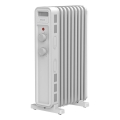 Sencor - масляный радиатор, 9 секций, 800/1200/2000 Вт, 230 В, белый