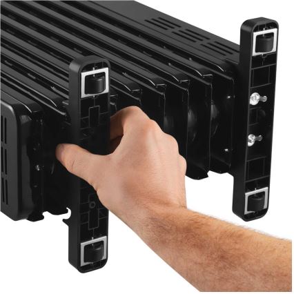 Sencor - Масляный радиатор с 9 секциями, 800/1200/2000 Вт, 230 В, чёрный