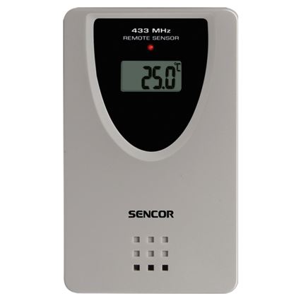 Sencor - Метеостанция c цветным ЖК-дисплеем, будильником и проектором 2xAA + 2xAAA