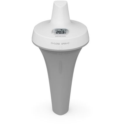 Sencor - Метеостанція з бездротовим плаваючим сенсором для басейну 2xAA + 2xAA IPX7