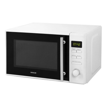 Sencor - Мікрохвильова піч з функцією грилю 700W/1000W/230V 20 л білий