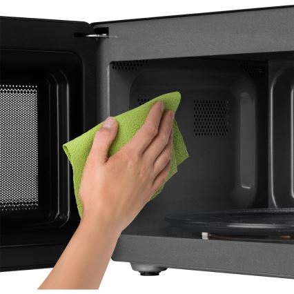 Sencor - Мікрохвильова піч 800 Вт/230 В 17 л срібляста