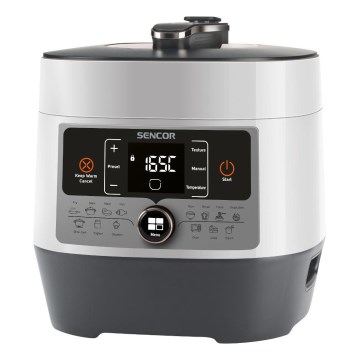 Sencor - Многофункциональная электрическая скороварка 5,5 л 1000W/230V белый/черный