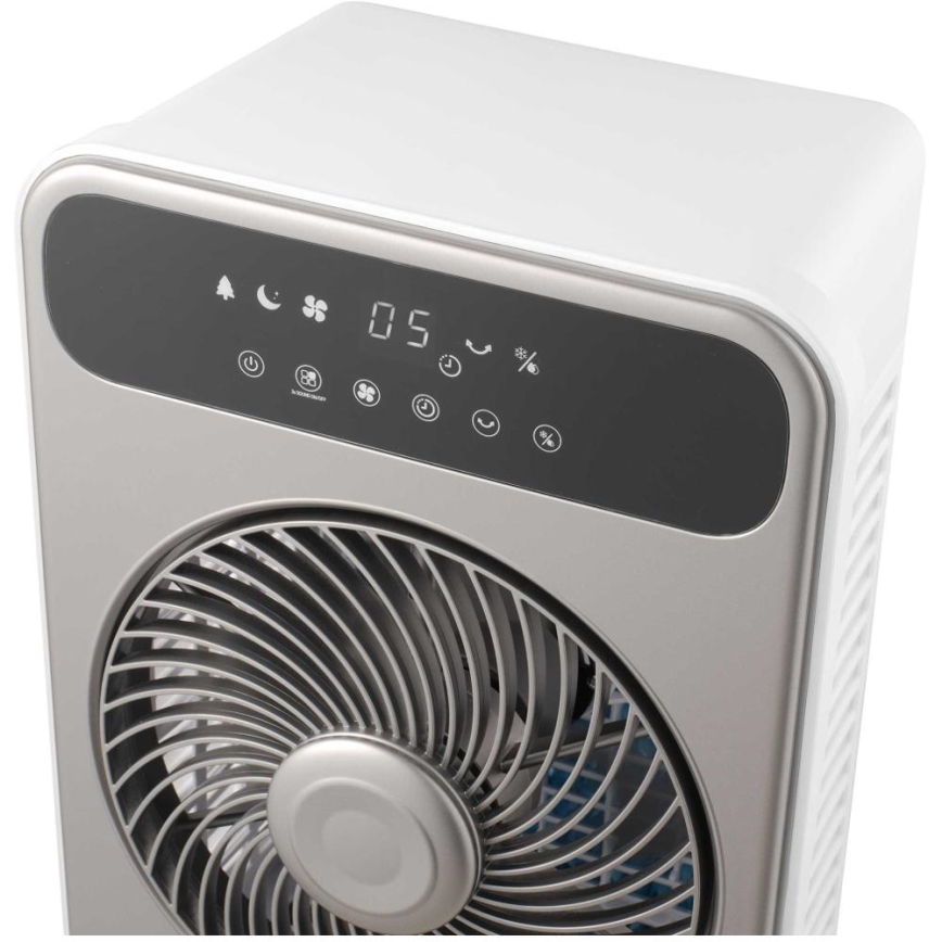Sencor - Мобільний охолоджувач повітря 28W/230V сірий + пульт дистанційного керування
