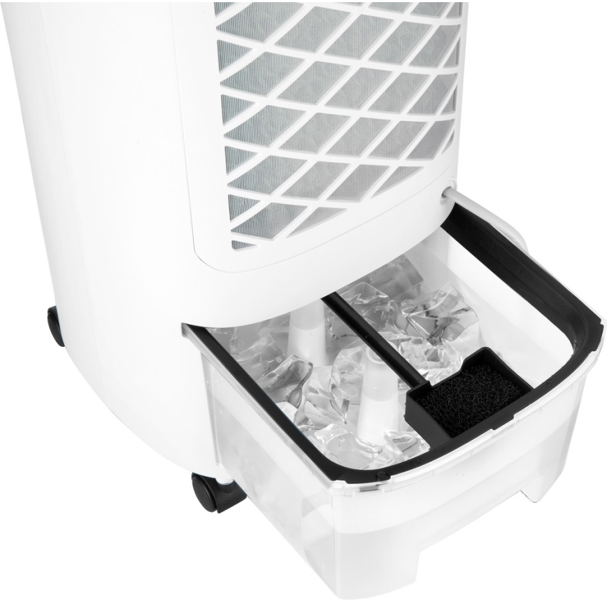Sencor - Мобільний охолоджувач повітря з LED дисплеєм 3в1 45W/230V білий + ДК