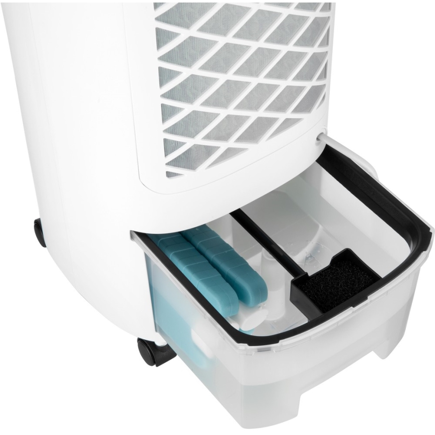 Sencor - Мобільний охолоджувач повітря з LED дисплеєм 3в1 45W/230V білий + ДК