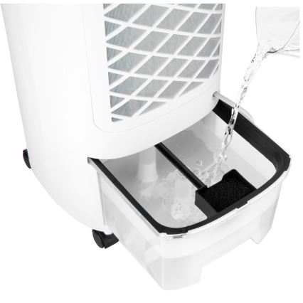 Sencor - Мобільний охолоджувач повітря з LED дисплеєм 3в1 45W/230V білий + ДК