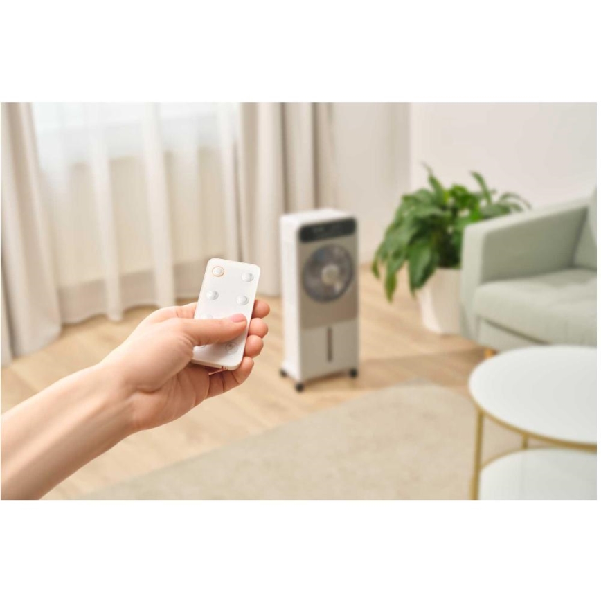 Sencor - Мобільний повітряний охолоджувач 28 Вт/230 В сірий + пульт дистанційного керування