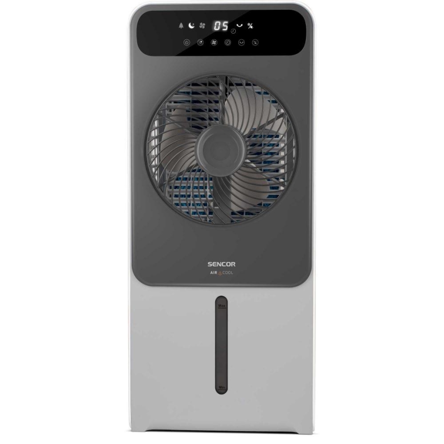 Sencor - Мобільний повітряний охолоджувач 28 Вт/230 В сірий + пульт дистанційного керування