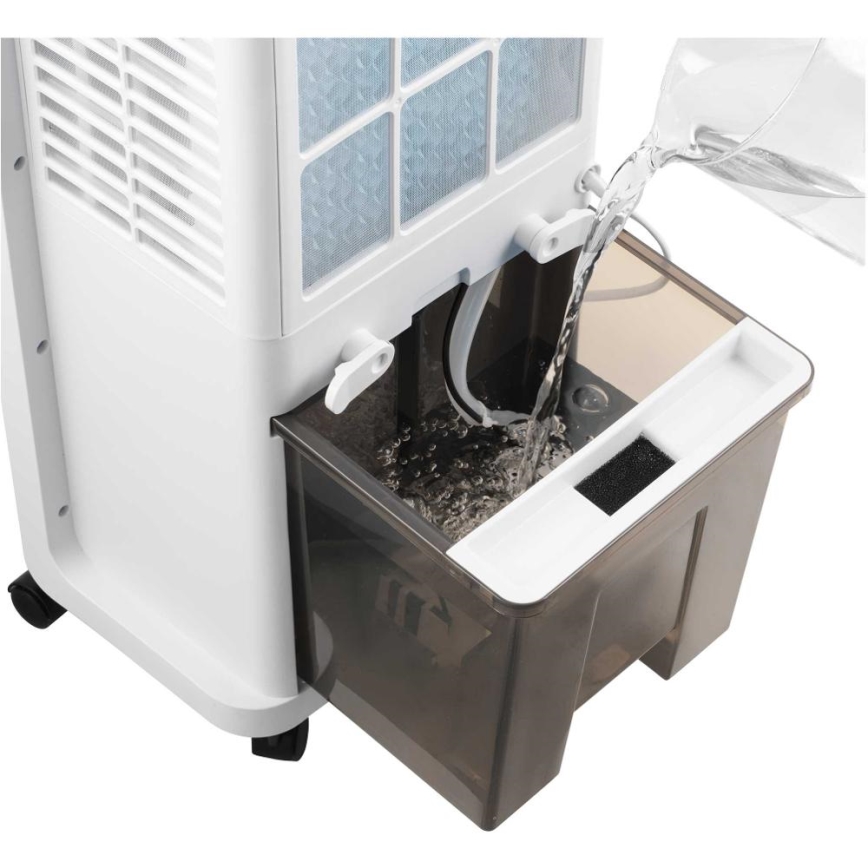 Sencor - Мобільний повітряний охолоджувач 28 Вт/230 В сірий + пульт дистанційного керування