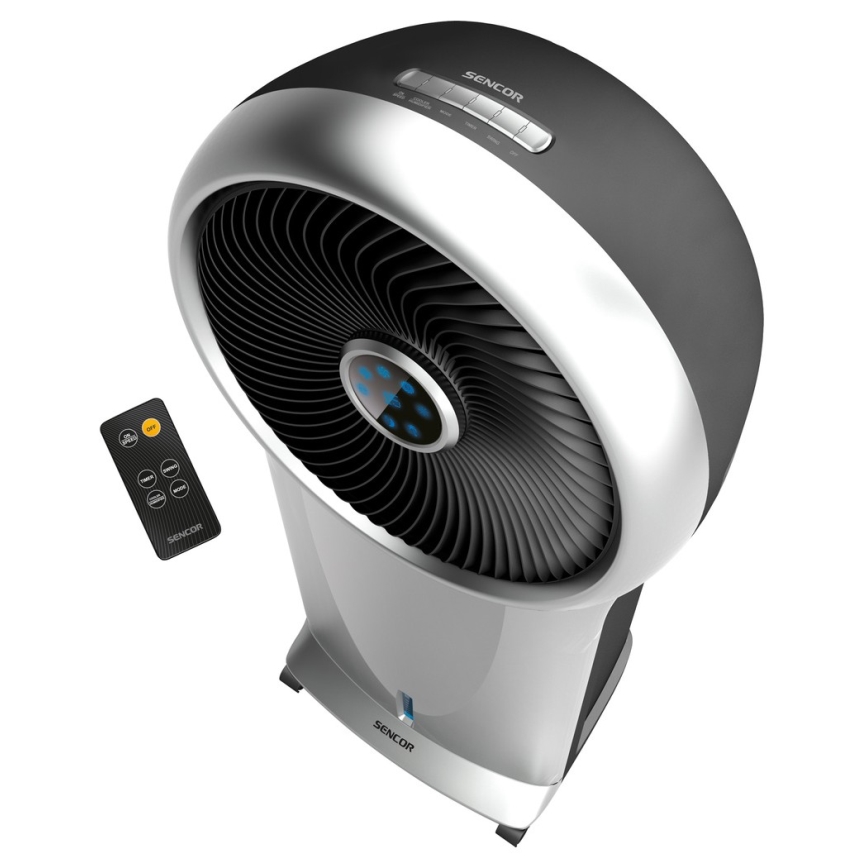 Sencor - Мобільний охолоджувач повітря 3в1 110W/230V срібний/чорний + ДК