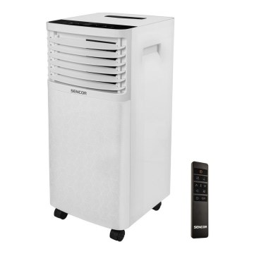 Sencor-Мобільний кондиціонер з РК-дисплеєм 3в1 930W/230V 7000 BTU Wi-Fi білий +ДК