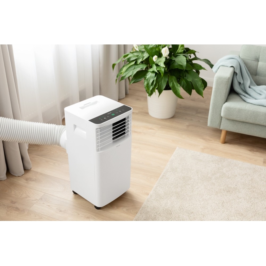 Sencor-Мобільний кондиціонер з РК-дисплеєм 3в1 930W/230V 7000 BTU Wi-Fi білий +ДК