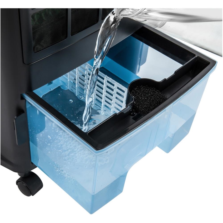 Sencor - Мобильный воздухоохладитель 3 в 1 110 Вт/230 В серебристый/черный + пульт дистанционного управления