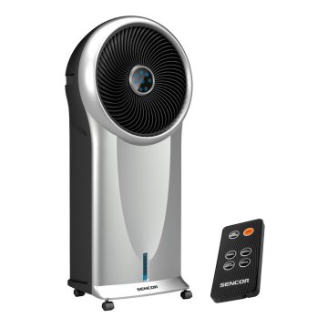 Sencor - Мобильный охладитель воздуха 3в1 110W/230V серебряный/черный + дистанционное управление