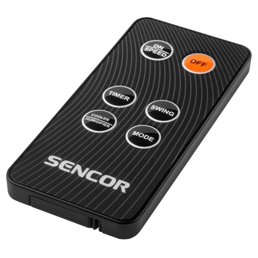 Sencor - Мобильный охладитель воздуха 3в1 110W/230V серебряный/черный + дистанционное управление