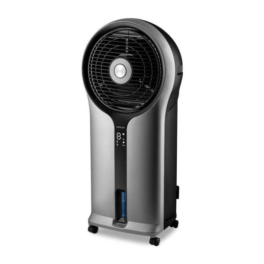 Sencor - Мобильный воздухоохладитель 3 в 1 110 Вт/230 В серебристый/черный + пульт дистанционного управления