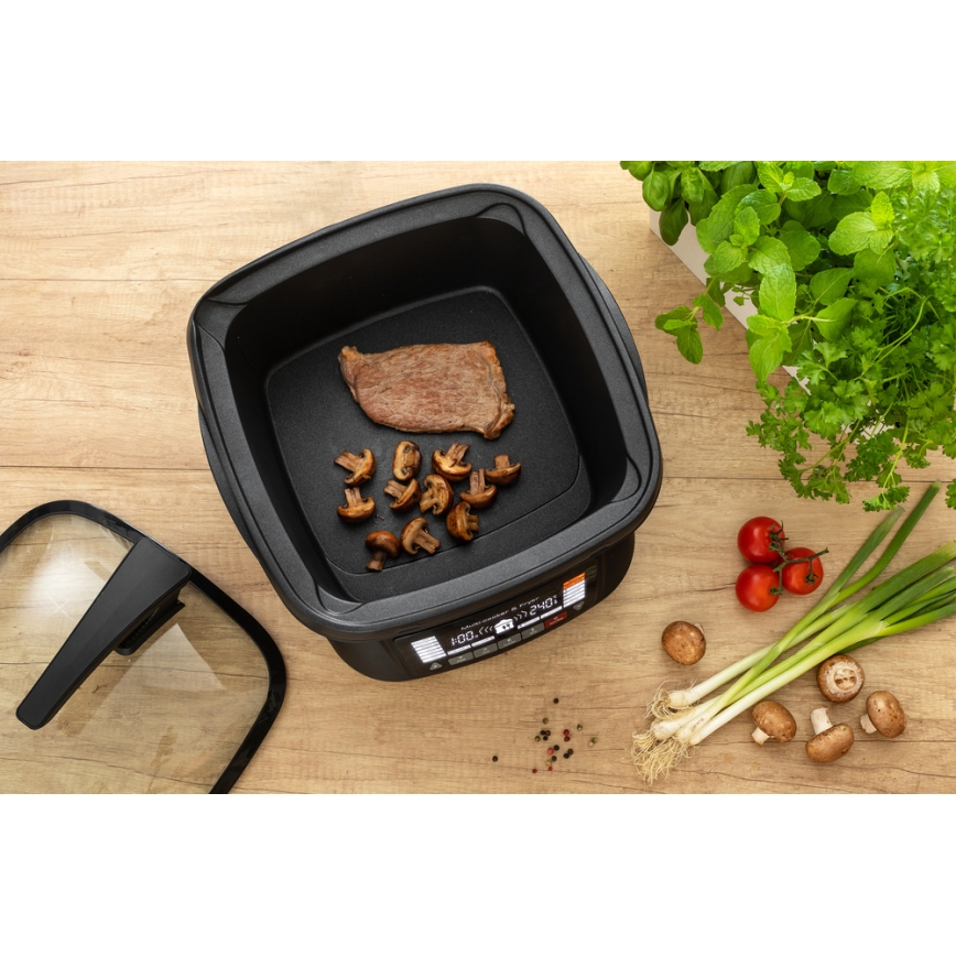 Sencor - Мультиварка-фритюрниця з аксесуарами 1800W/230V 18 функцій 4,8л