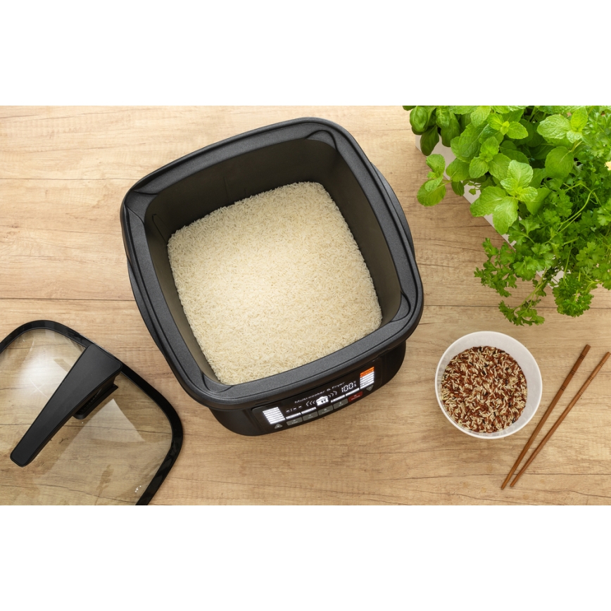 Sencor - Мультиварка-фритюрниця з аксесуарами 1800W/230V 18 функцій 4,8л