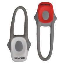 Sencor - НАБОР 2x Светодиодная велофара LED/0,2W/2xCR2025 IP42