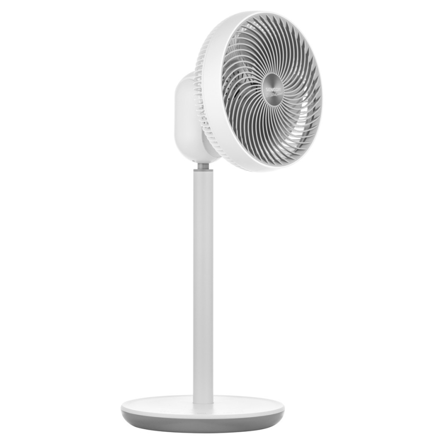 Sencor - Напольный вентилятор 3D UltraSilent 26W/230V белый + дистанционное управление