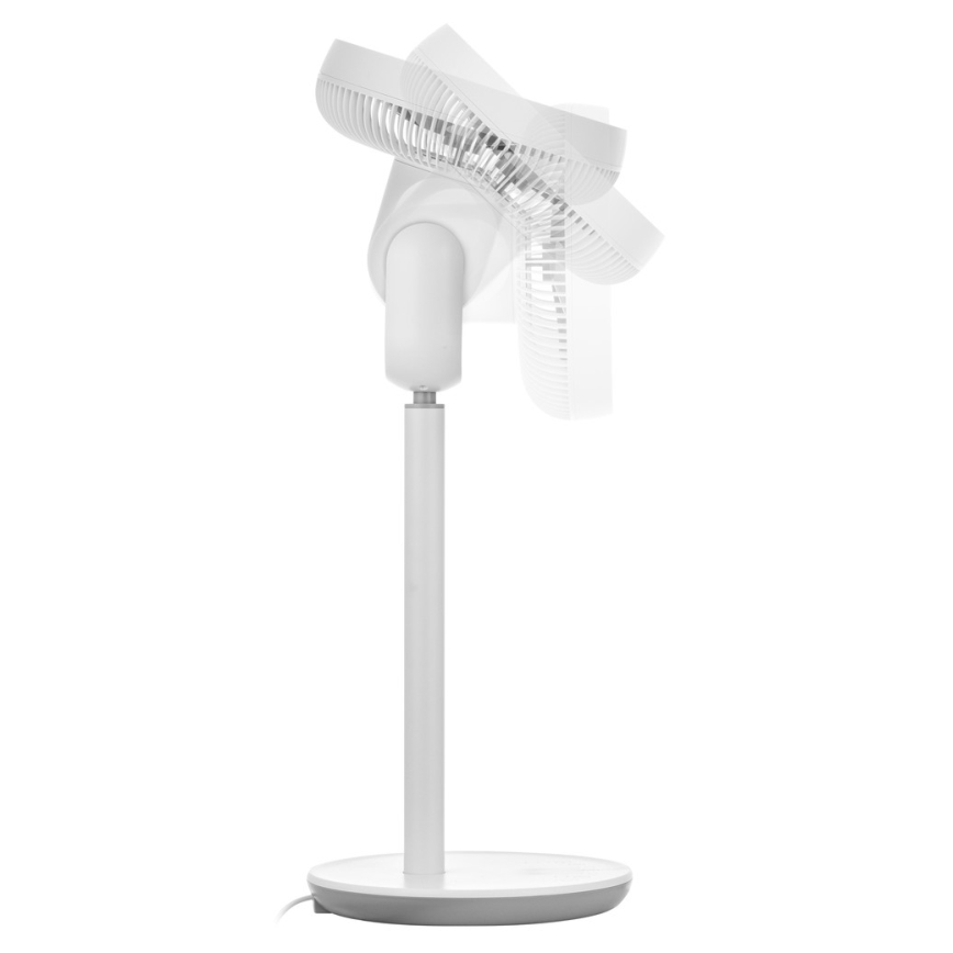 Sencor - Напольный вентилятор 3D UltraSilent 26W/230V белый + дистанционное управление