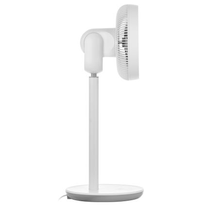 Sencor - Напольный вентилятор 3D UltraSilent 26W/230V белый + дистанционное управление