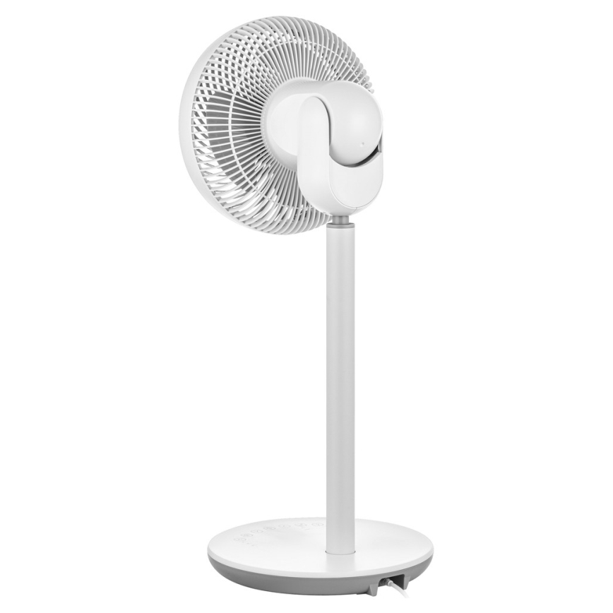 Sencor - Напольный вентилятор 3D UltraSilent 26W/230V белый + дистанционное управление